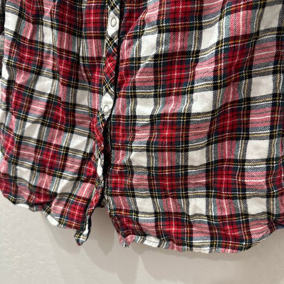 Zara Christmas Plaid Ruffle Tunic - Picture 4 of 6